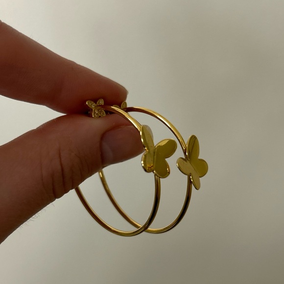 Kate spade butterfly hoop - Picture 3 of 3